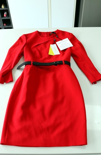 Karen millen red - red, belted